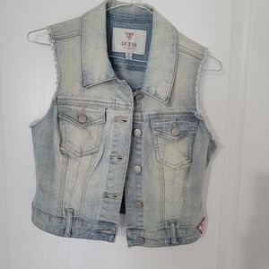 Sleeveless Denim Jacket